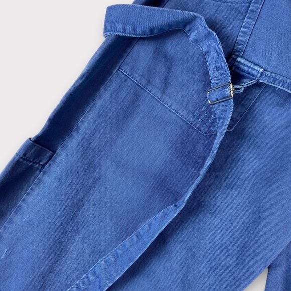 At Your Own Risk Vintage Fold Down Overall Pants - Picture 3 of 11